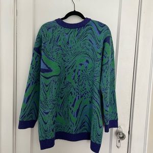 Oversized funky sweater